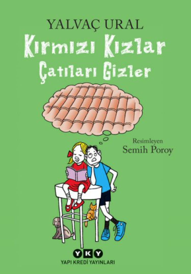 Kırmızı Kızlar Çatıları Gizler (6. Baskı) - Bilmece kitabı
