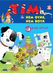 TİM ile Hem Boya Hem Oyna (Mor Kitap)