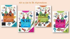 Aslı ve Can ile İlk Alıştırma Kitabım (4 Kitap Bir Arada)