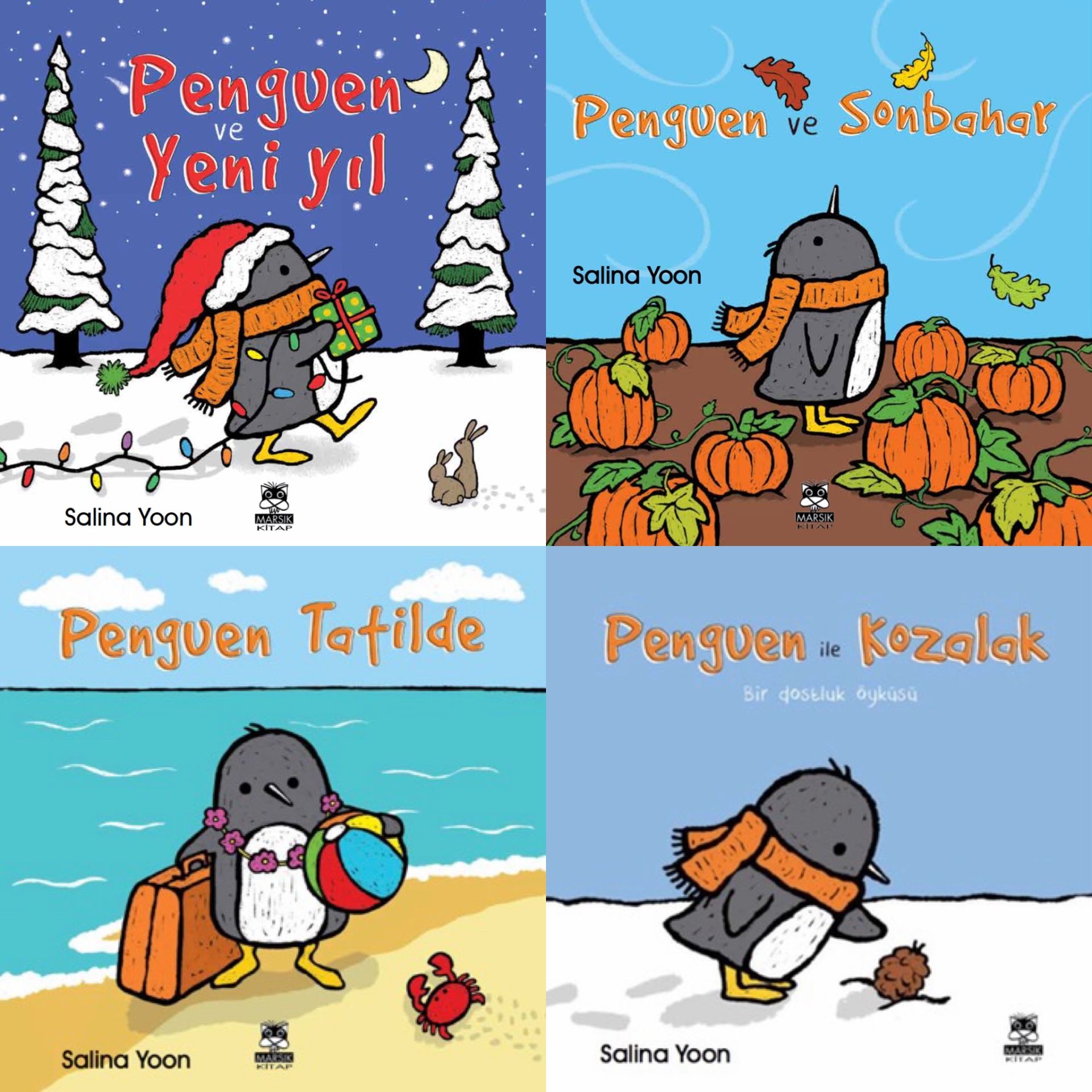 Salina Yoon'dan Penguen Dizisi - 4 Kitap