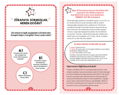 Vay Be Dünya! 1 Doğruluk mu? Uyduruk mu? İki Yanlış Bir Doğru
