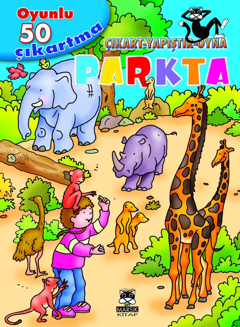 Oyunlu 50 Çıkartma - Parkta
