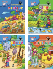Oyunlu 50 Çıkartma Set