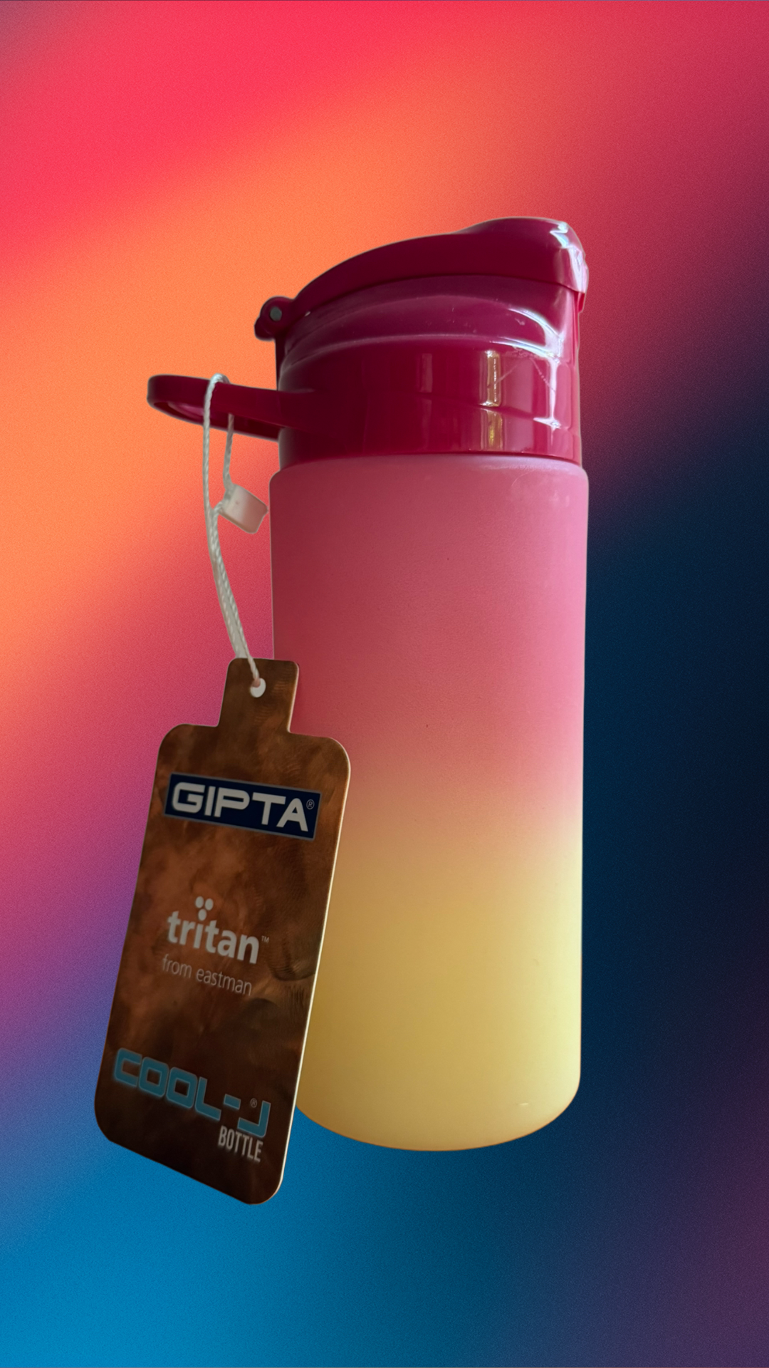 GIPTA Tritan  COOL-J Bottle Pembe Suluk