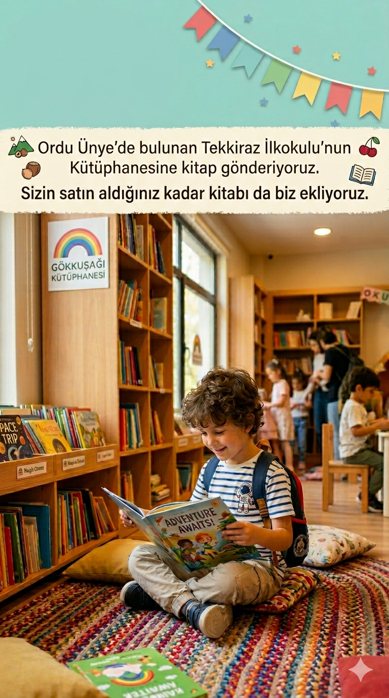 Tekkiraz İlkokulu için Kütüphane / Ünye Ordu